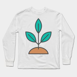 Sapling Environment Icon Long Sleeve T-Shirt